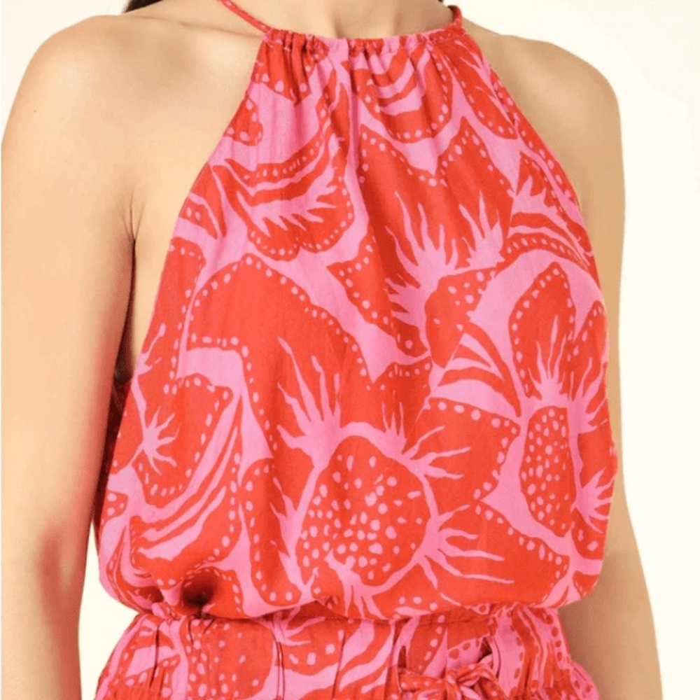 Omika - Catalina Blouse in Cierra Grapefruit
